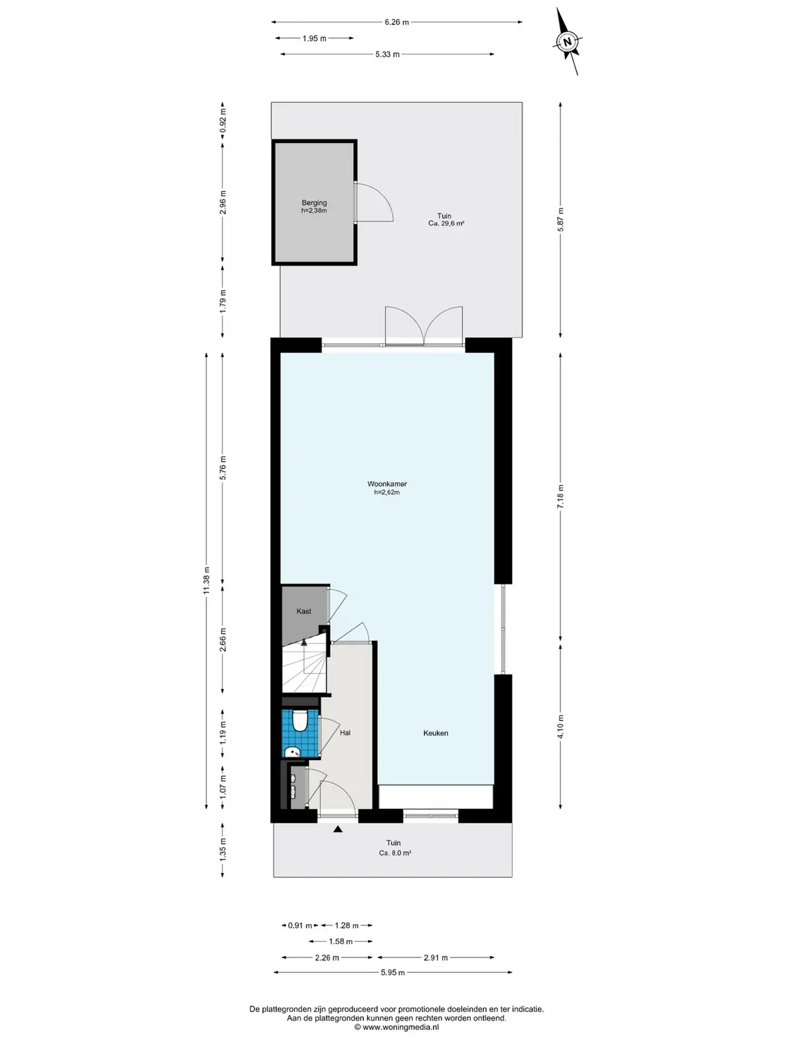 Zwembaan 9, VLAARDINGEN plattegrond 0