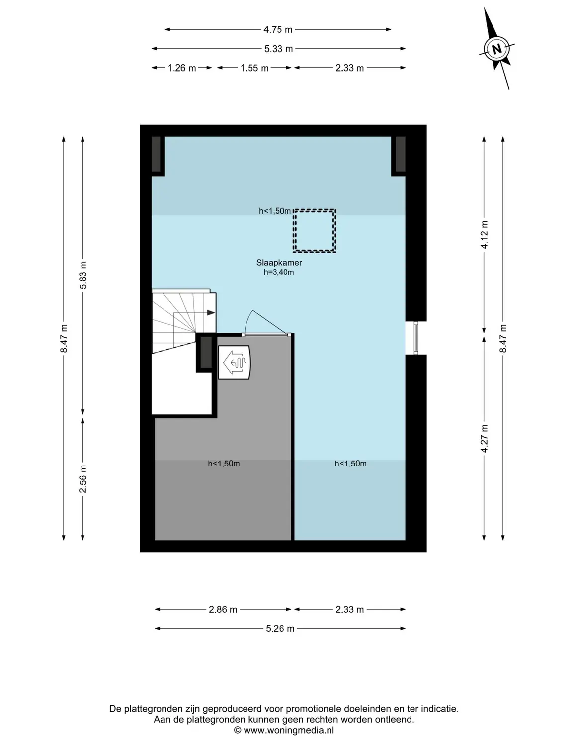 Zwembaan 9, VLAARDINGEN plattegrond 2