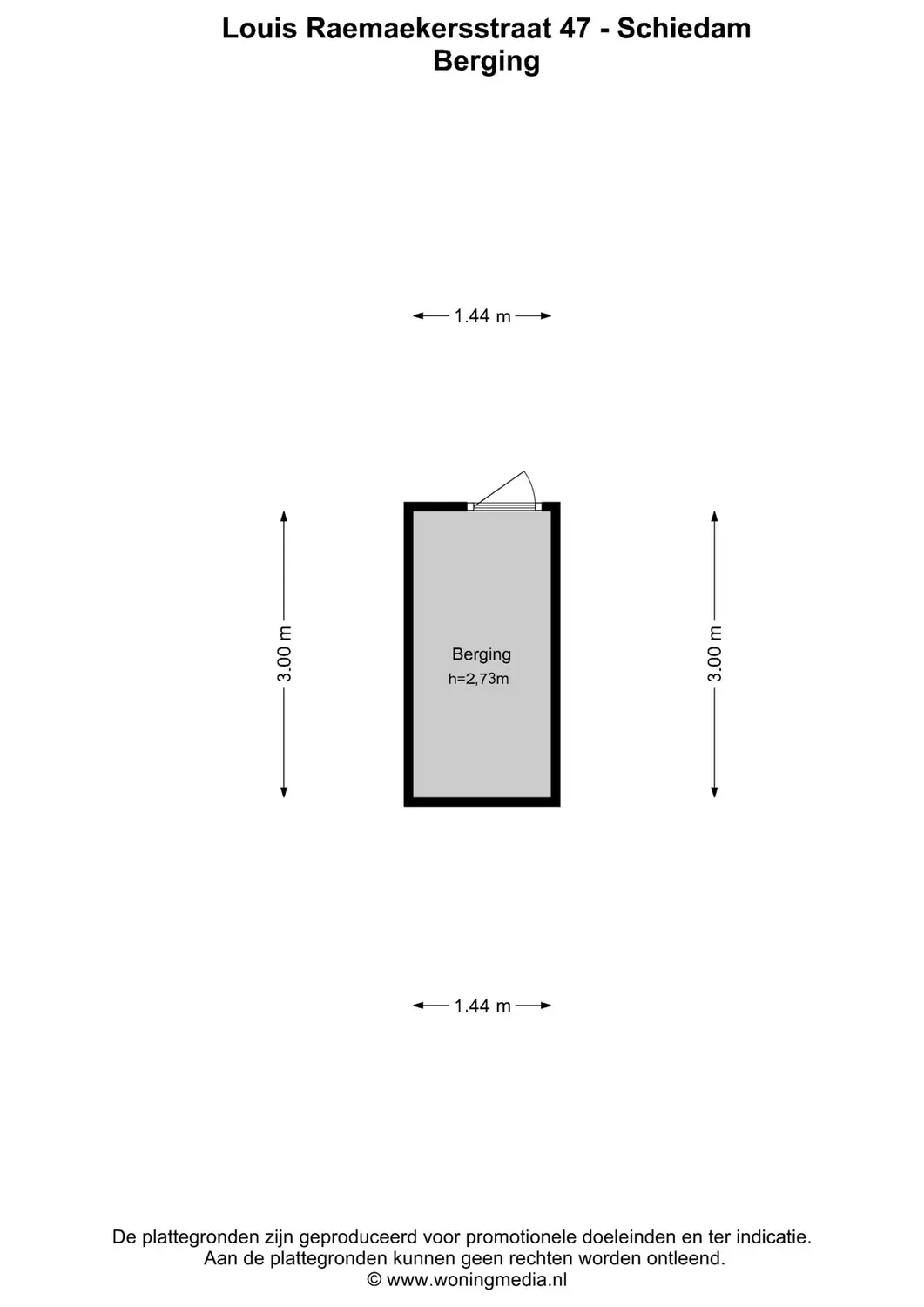 Louis Raemaekersstraat 47, SCHIEDAM plattegrond 3