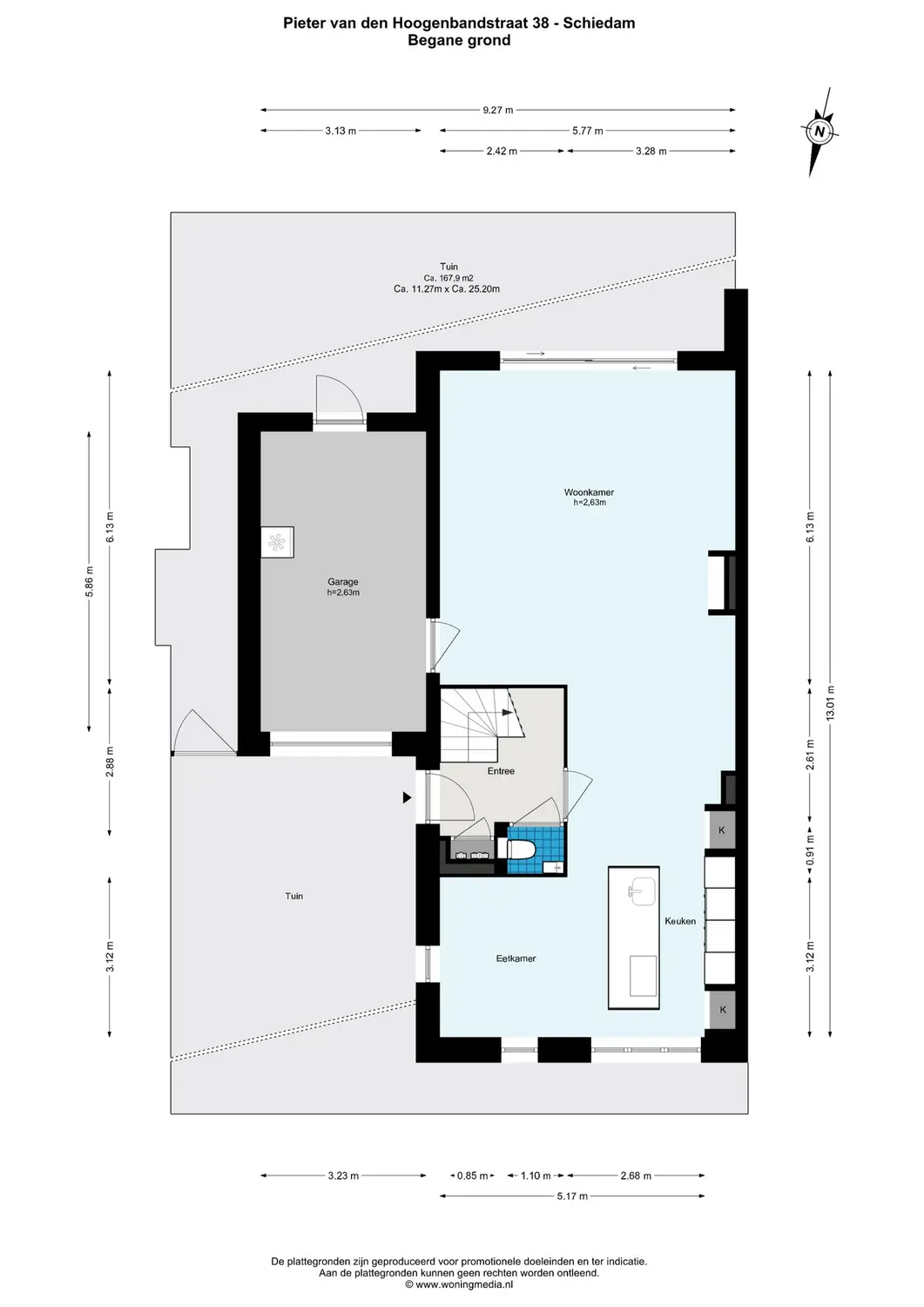 Pieter van den Hoogenbandstraat 38, SCHIEDAM plattegrond 0