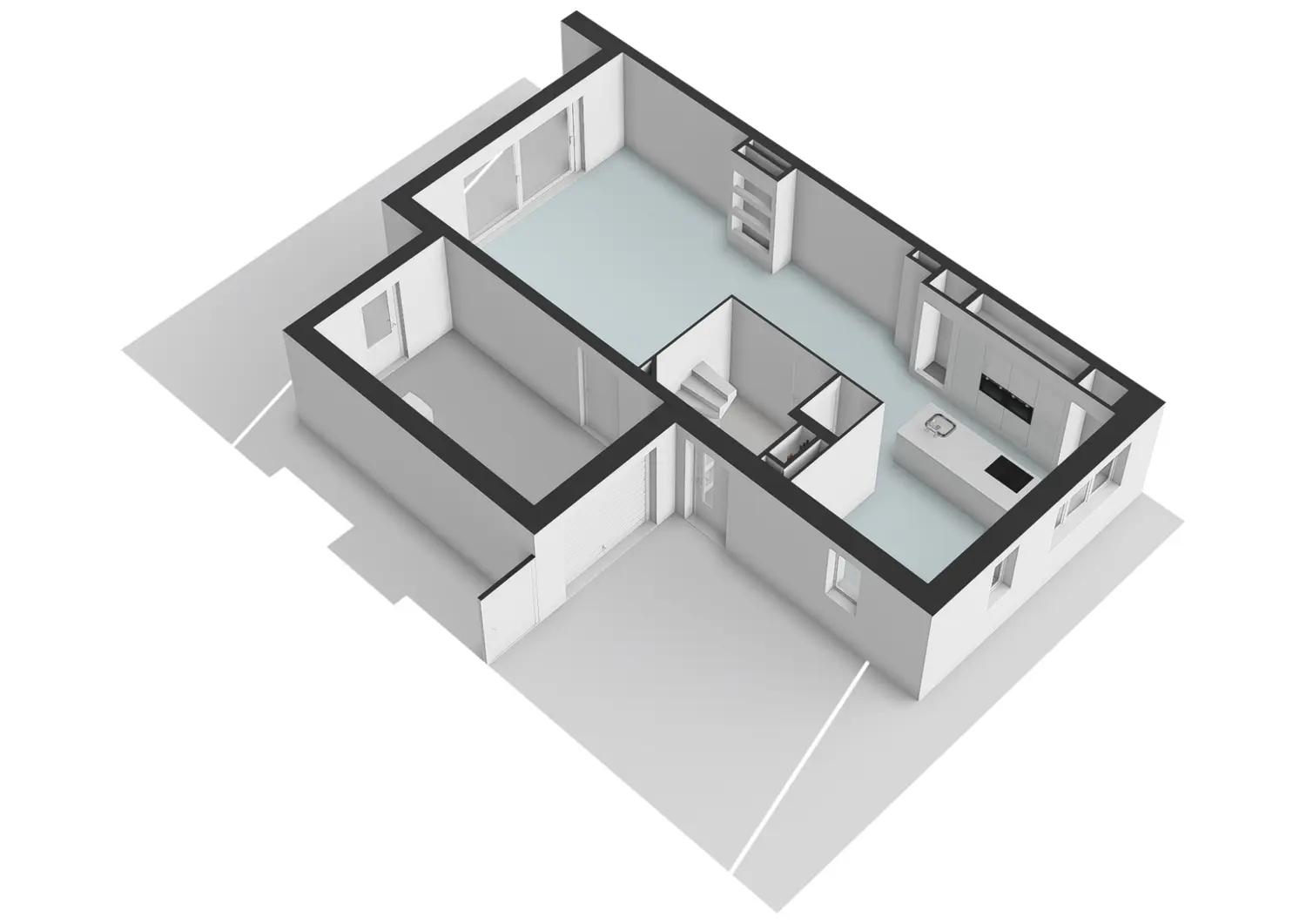 Pieter van den Hoogenbandstraat 38, SCHIEDAM plattegrond 2