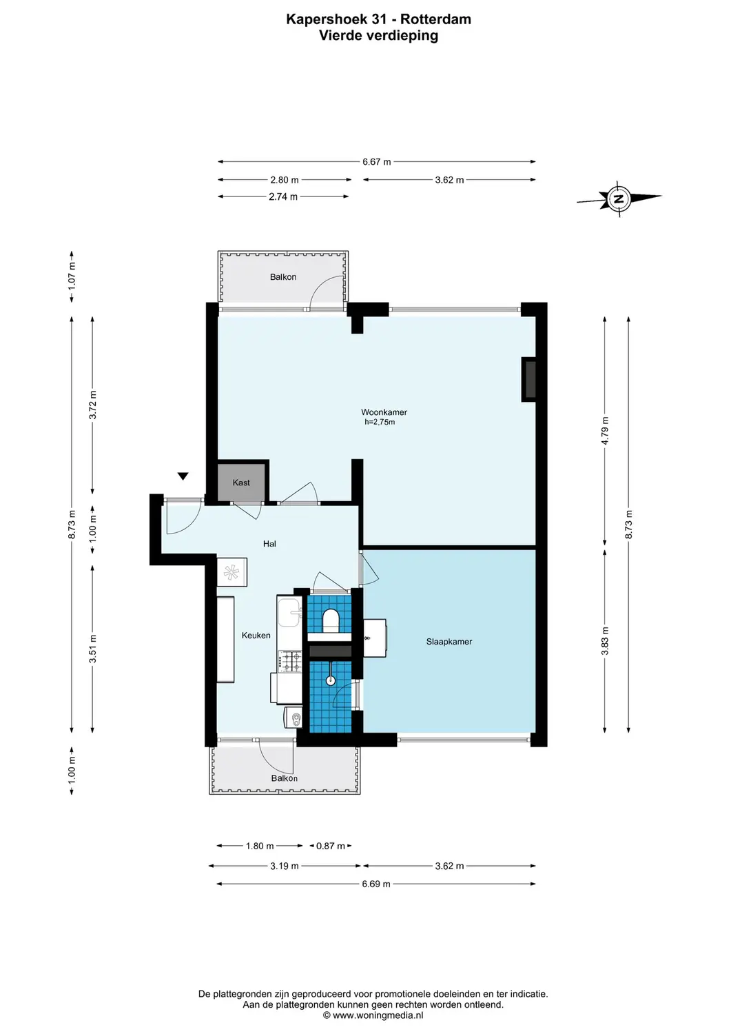 Kapershoek 31, ROTTERDAM plattegrond 0
