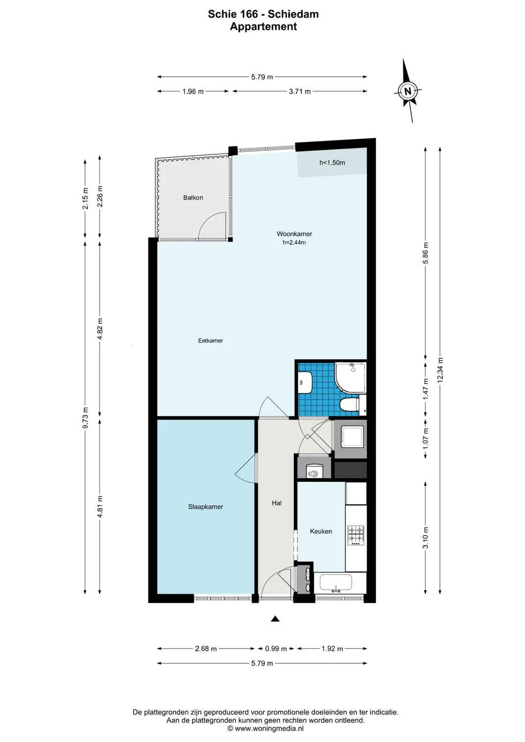 Schie 166, SCHIEDAM plattegrond 0