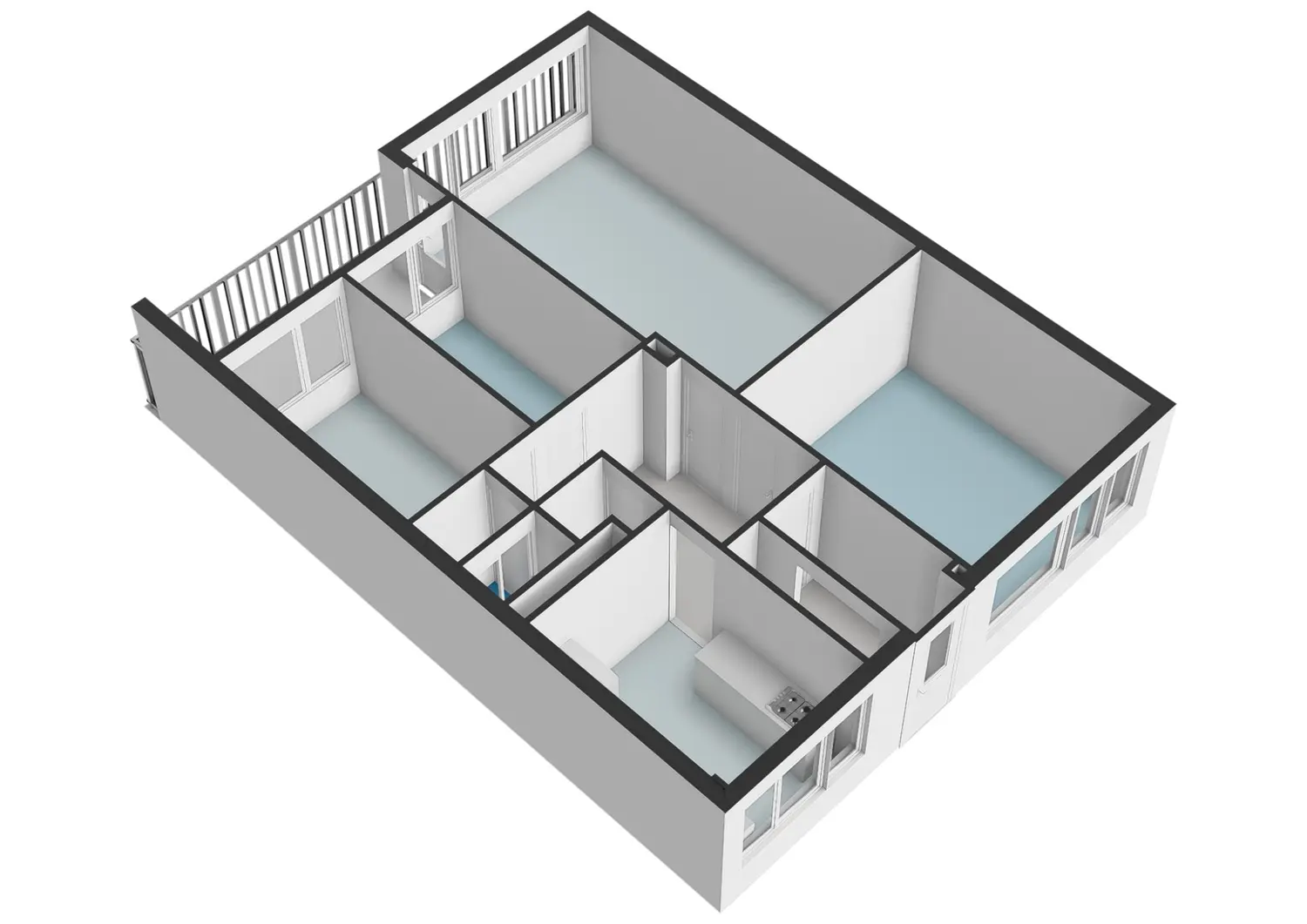 Louis Raemaekersstraat 297, SCHIEDAM plattegrond 3