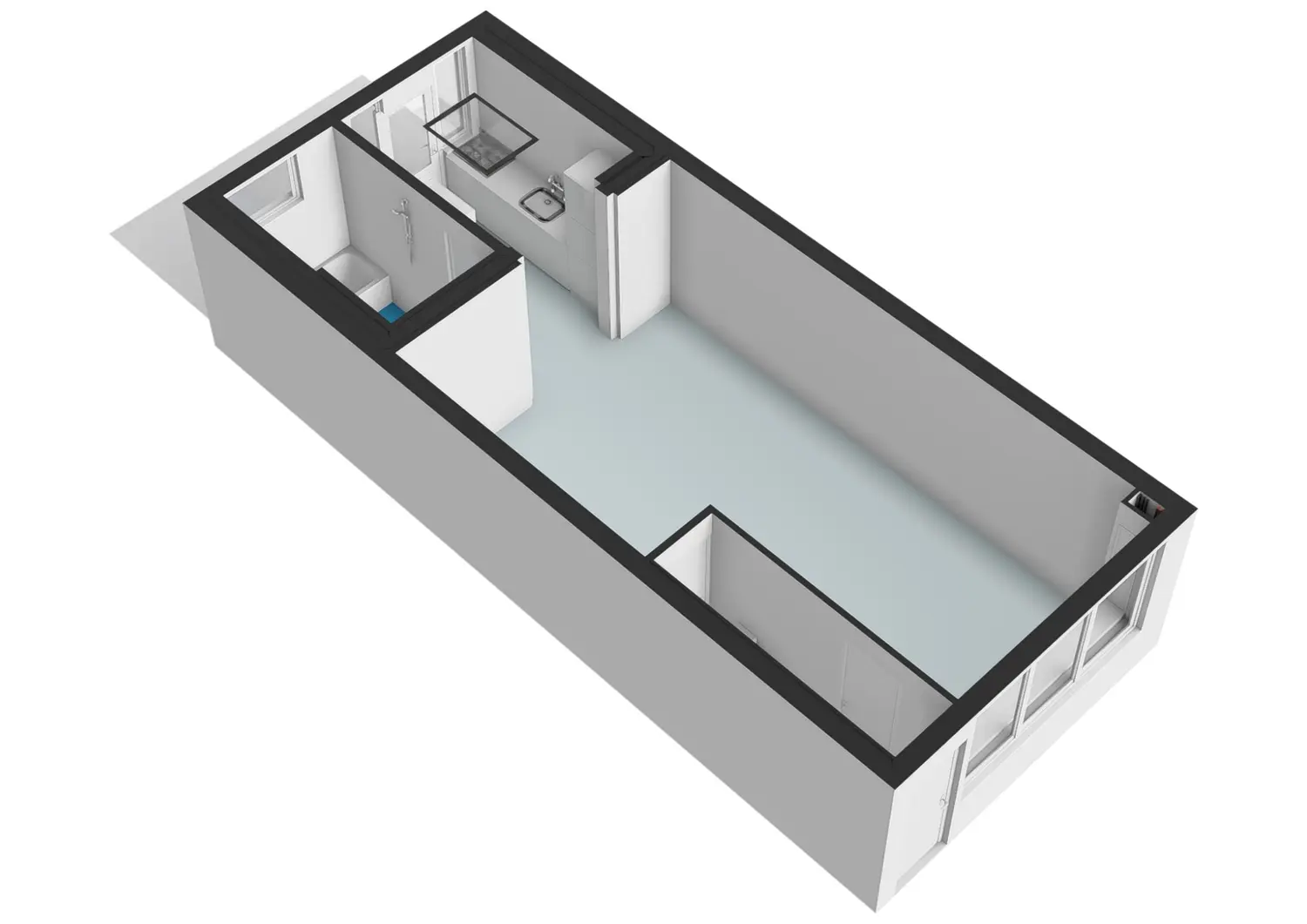 Villastraat 99, SCHIEDAM plattegrond 2