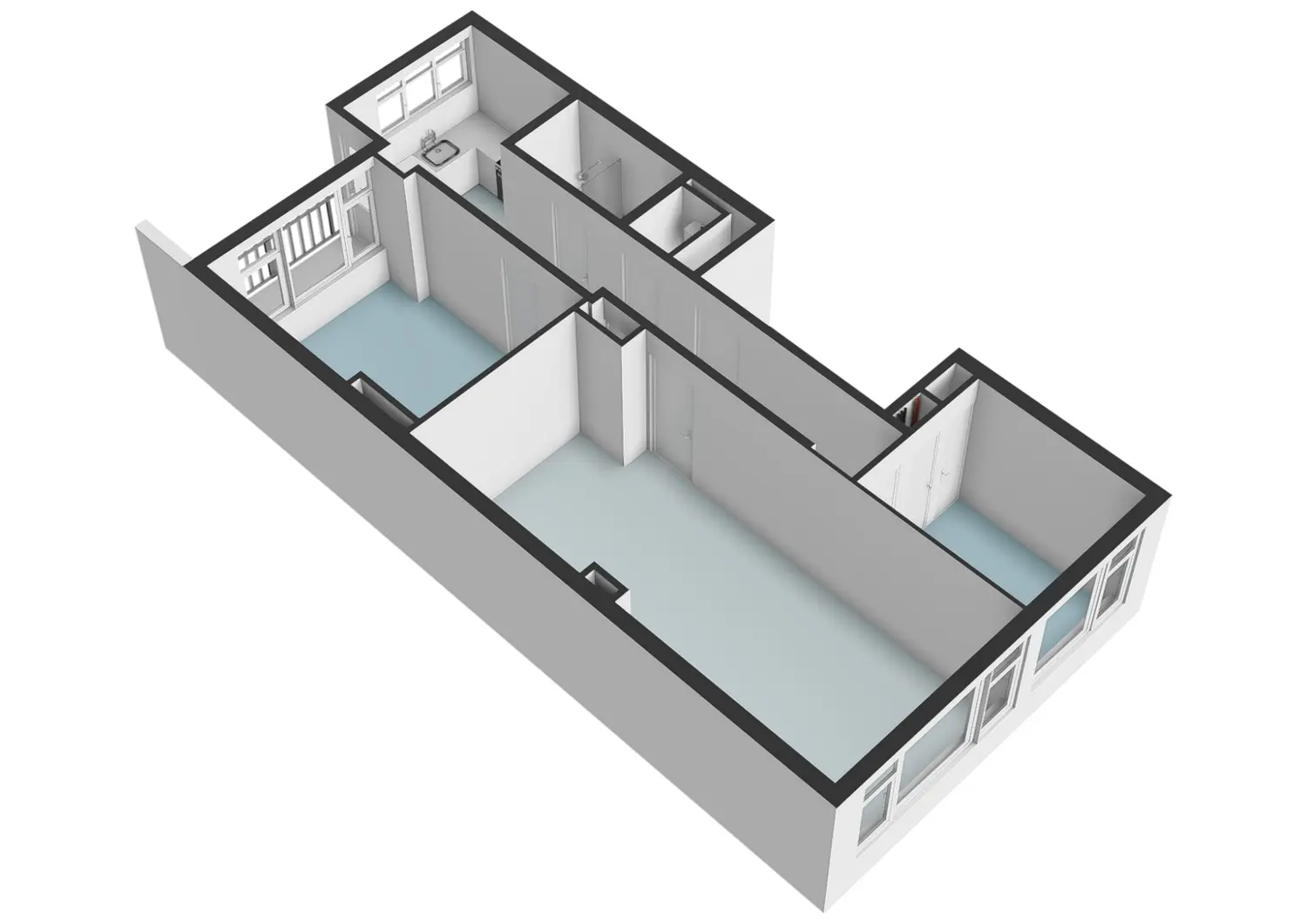 Broersvest 10A, SCHIEDAM plattegrond 2