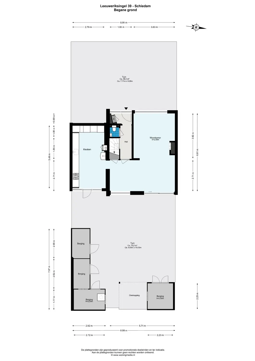 Leeuweriksingel 39, SCHIEDAM plattegrond 0