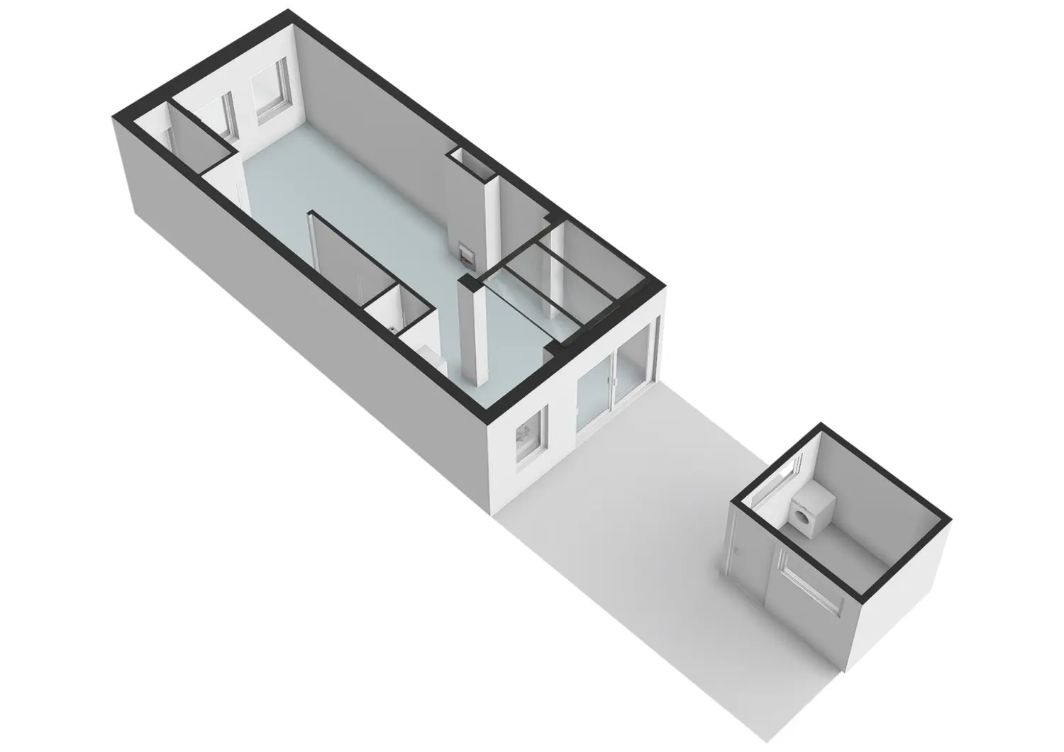 Veenlantstraat 28, SCHIEDAM plattegrond 1