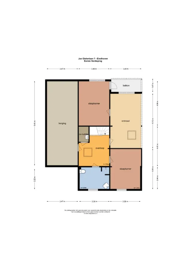 Jan Gielenlaan 7, Eindhoven - plattegrond 1
