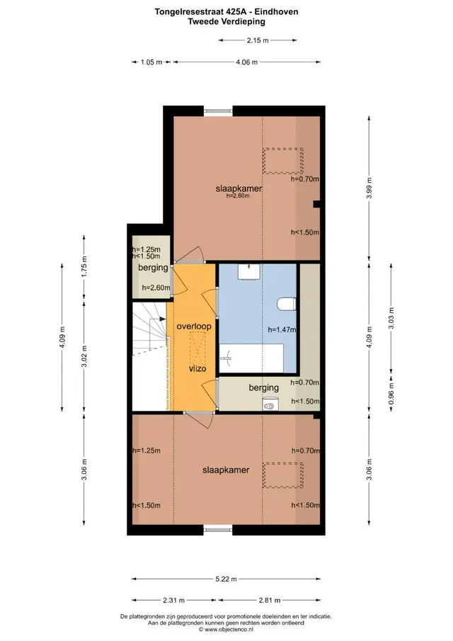 Tongelresestraat 425A, Eindhoven - plattegrond 2