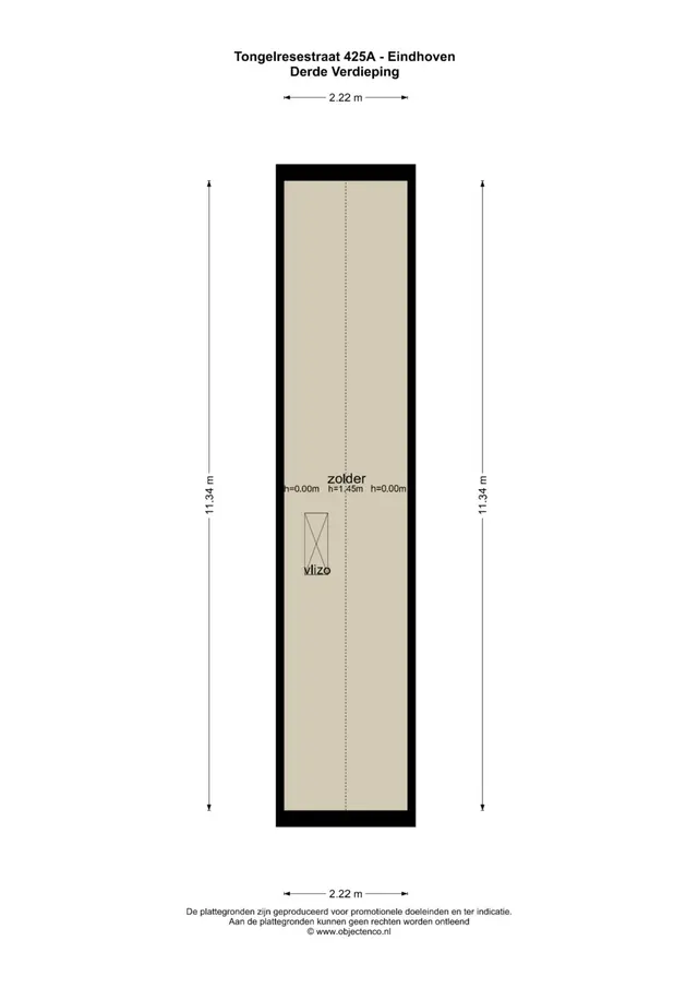 Tongelresestraat 425A, Eindhoven - plattegrond 3