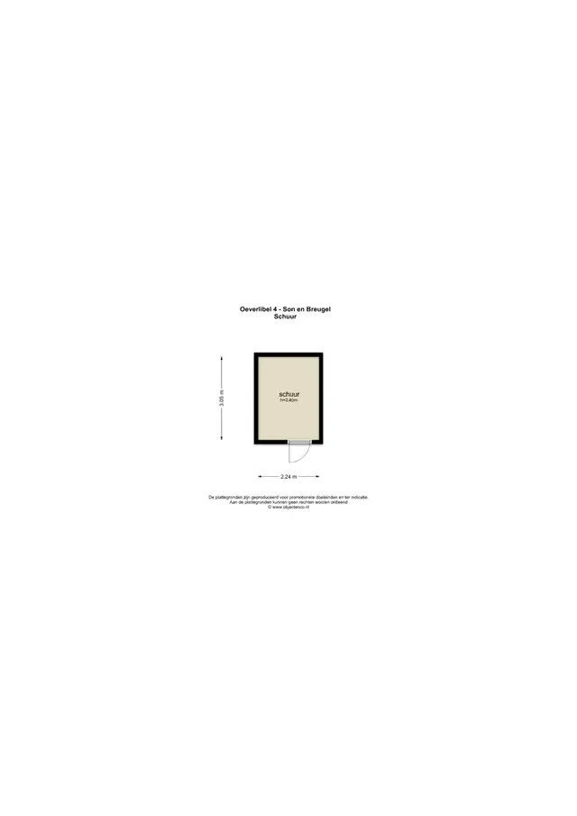 Oeverlibel 4, Son en Breugel - plattegrond 3