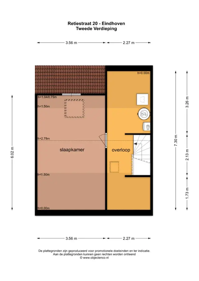 Retiestraat 20, Eindhoven - plattegrond 2