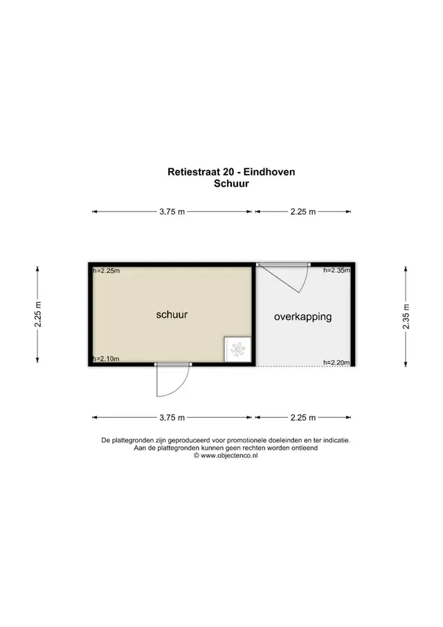 Retiestraat 20, Eindhoven - plattegrond 3