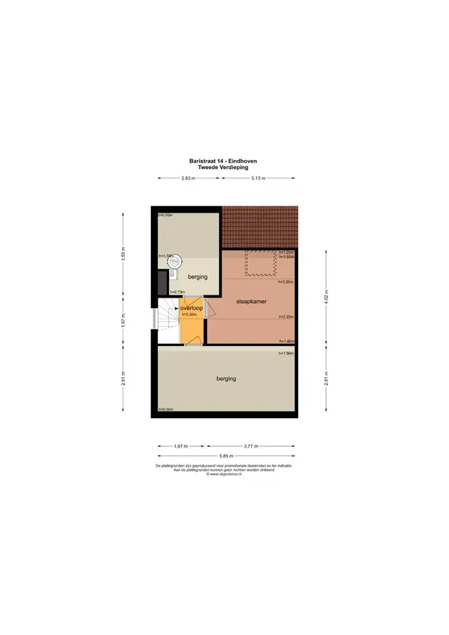 Baristraat 71, Eindhoven - plattegrond 2