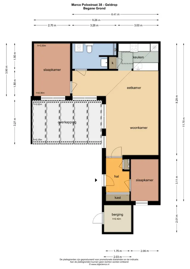 Marco Polostraat 38, Geldrop - plattegrond 0
