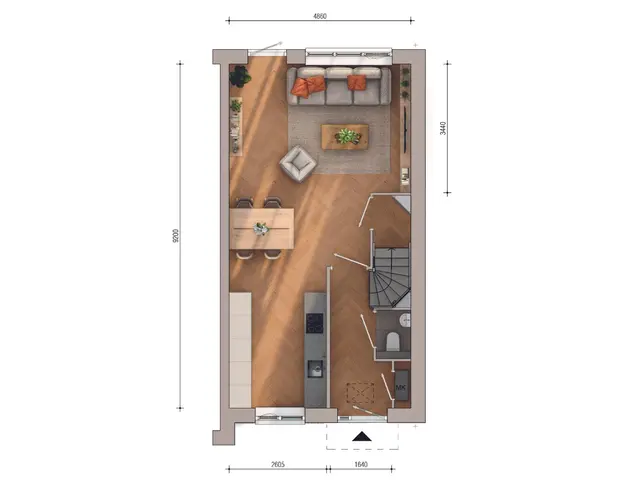 Plattegrond van Familiewoning 
