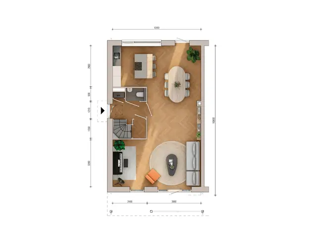 Plattegrond van Herenhuis 