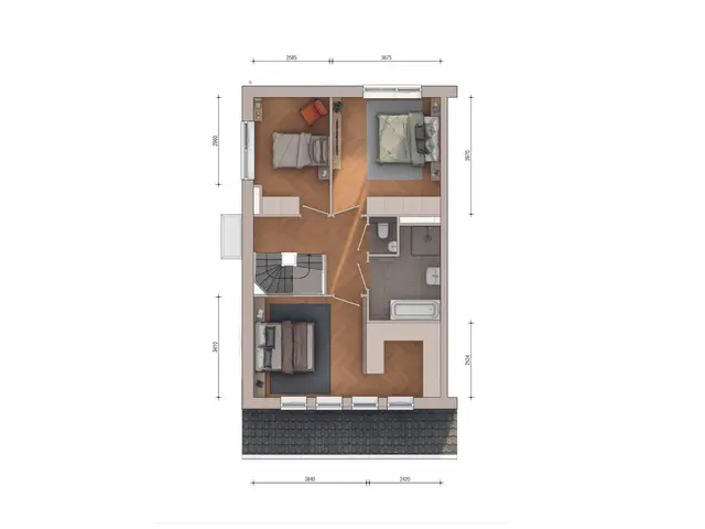 Plattegrond van Herenhuis 
