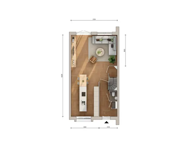 Plattegrond van Herenboerderij 