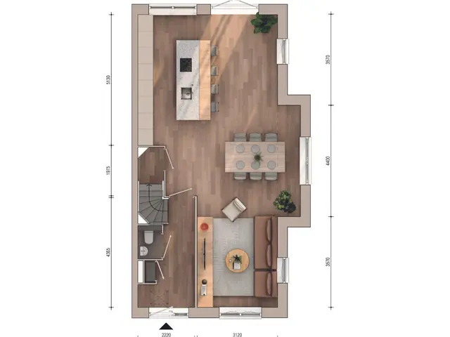 Plattegrond van Herenboerderij 