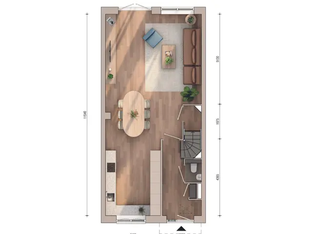 Plattegrond van Herenboerderij 