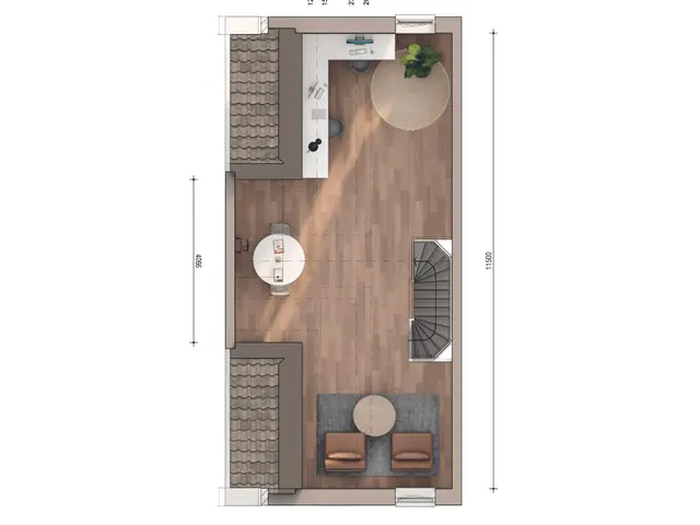 Plattegrond van Herenboerderij 