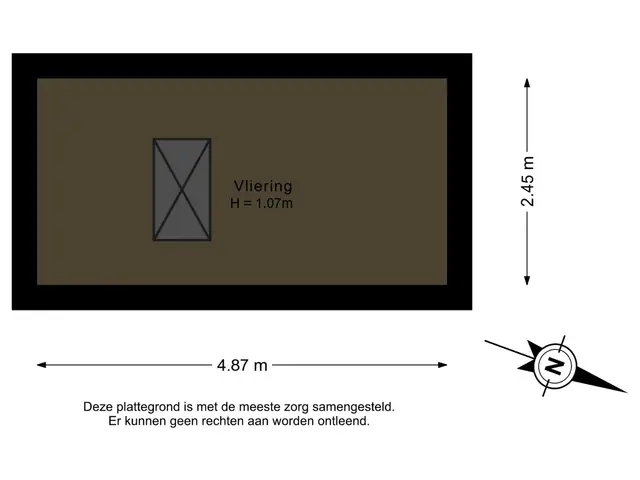 Plattegrond van Rode Kruislaan 25