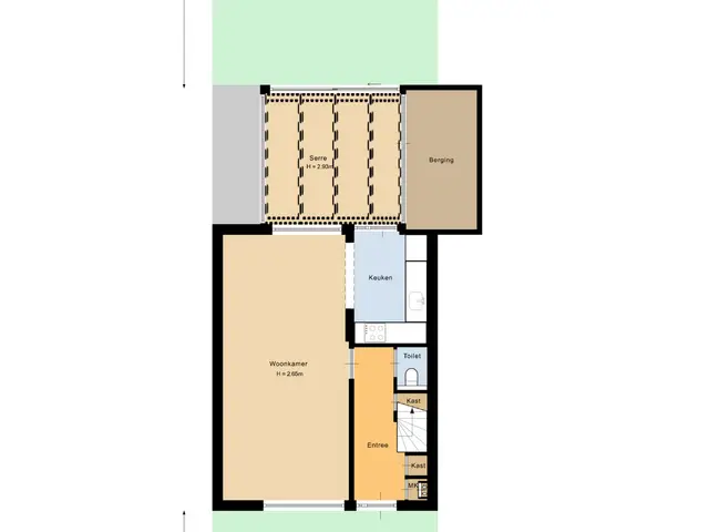 Plattegrond van Anjerstraat 18