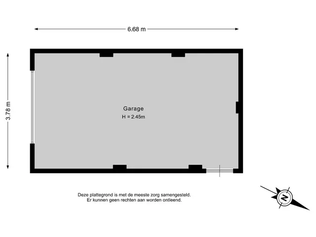 Plattegrond van De Driesprong 4