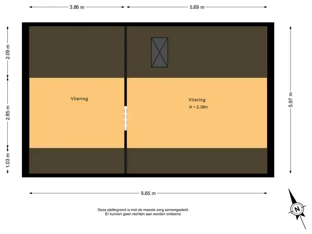 Plattegrond van Geestweg 16