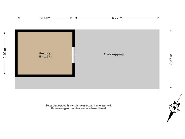 Plattegrond van Sluiswachterstraat 11