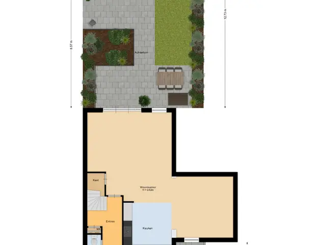 Plattegrond van Sluiswachterstraat 11