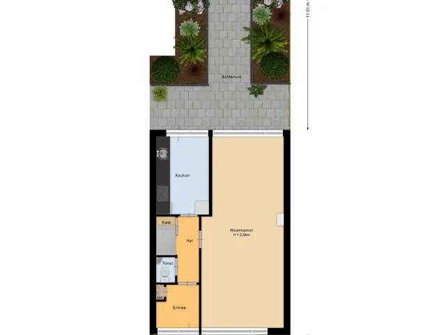 Plattegrond van Lakemanstraat 22