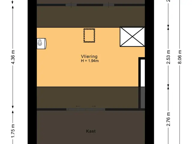Plattegrond van Duiventorenstraat 43