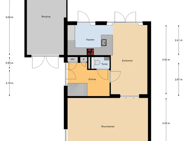 Plattegrond van Etudestraat 7