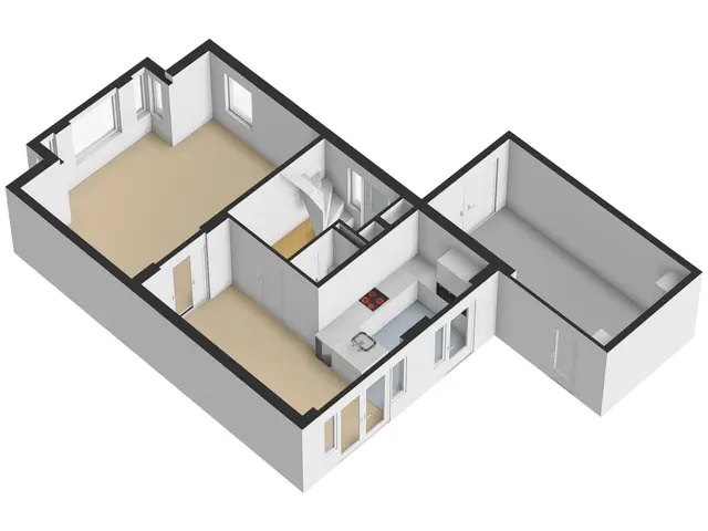 Plattegrond van Etudestraat 7