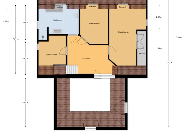 Plattegrond van Oppershof 14