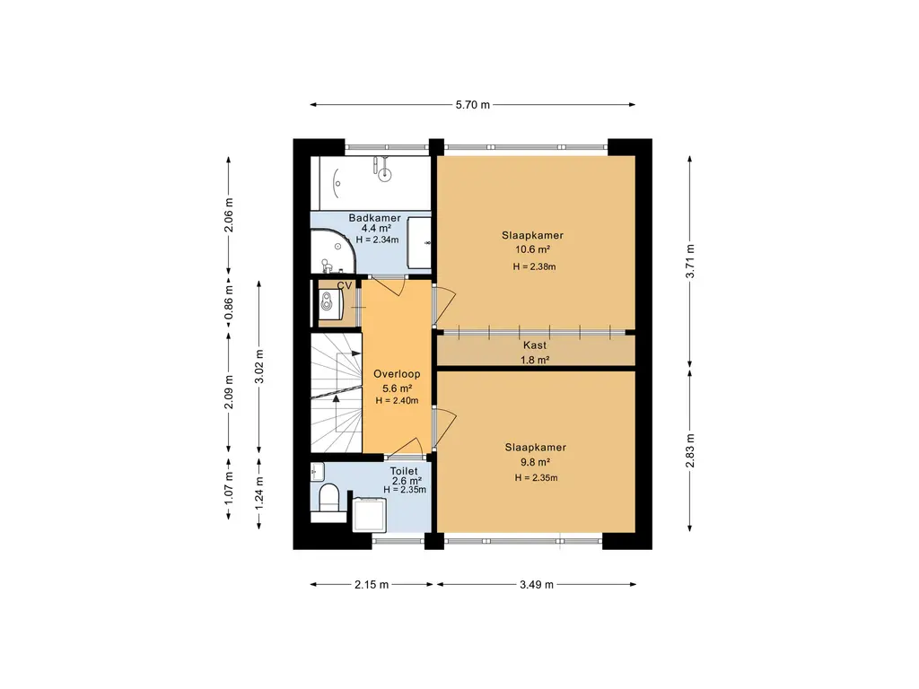Plattegrond 60