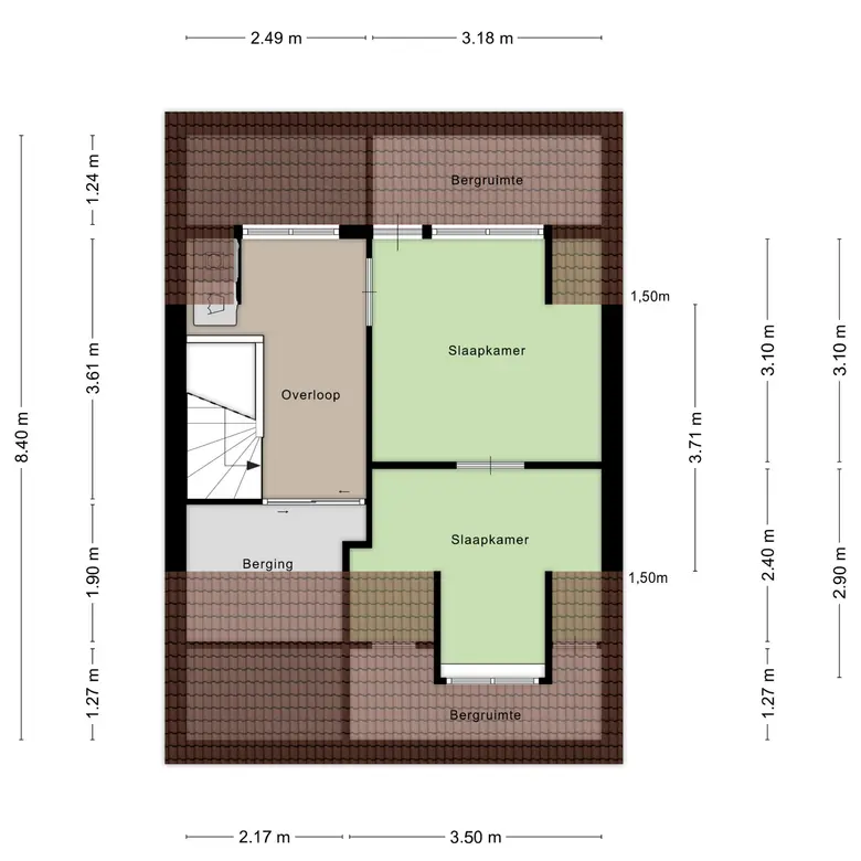 Plattegrond 4 van Buziaulaan 47