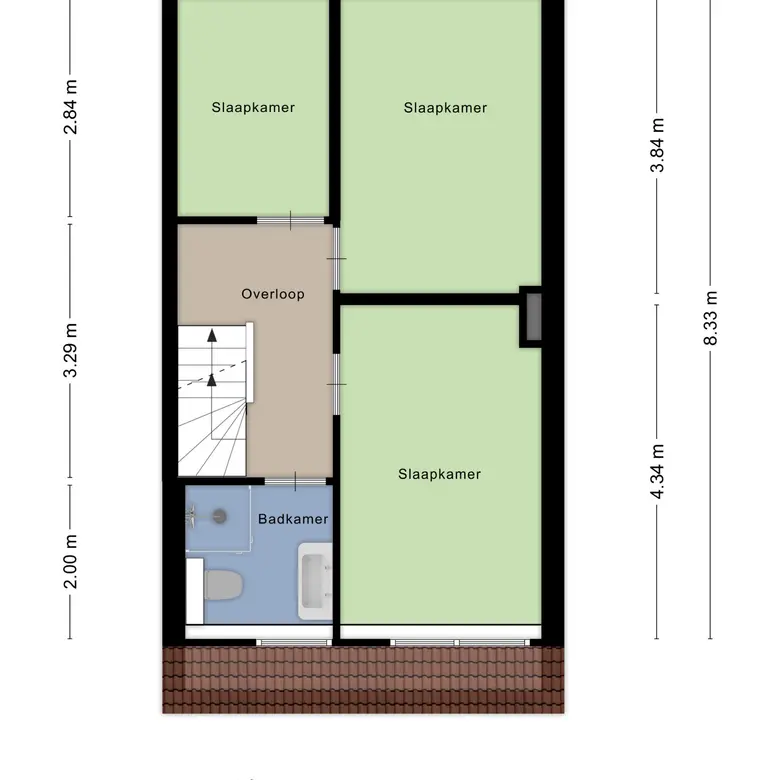 Plattegrond 3 van Munnikenweg 76