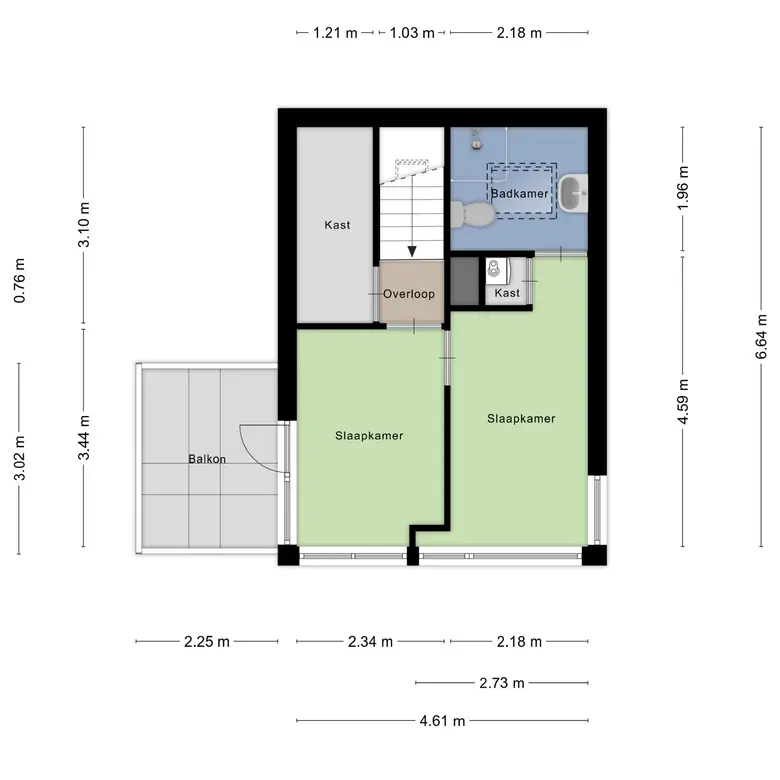 Plattegrond 3 van Beeckzanglaan 42