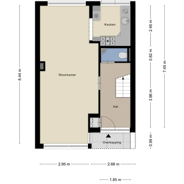 Plattegrond 2 van Goudenregenlaan 53