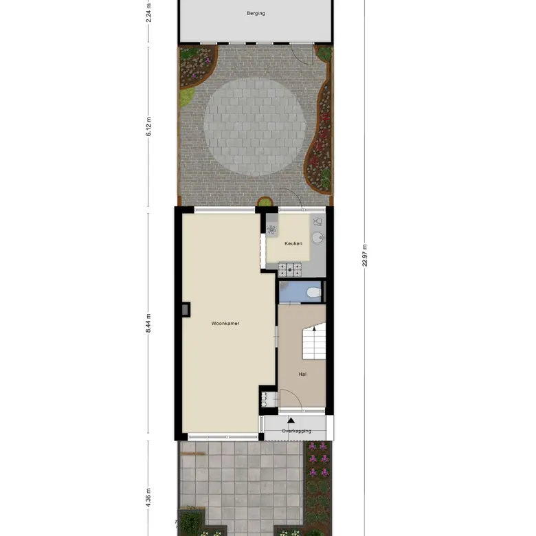 Plattegrond 1 van Goudenregenlaan 53