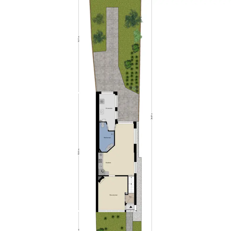 Plattegrond 2 van Stetweg 10