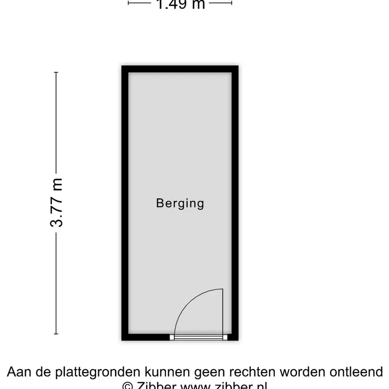 Plattegrond 2 van Dorpsstraat 81i