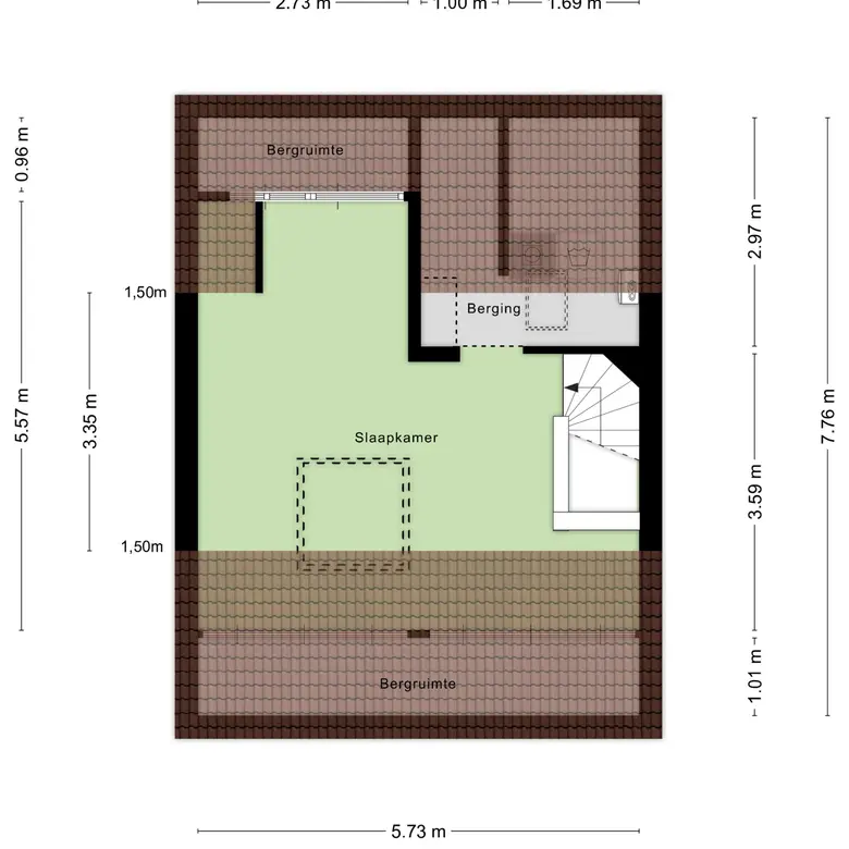 Plattegrond 4 van Bachstraat 5