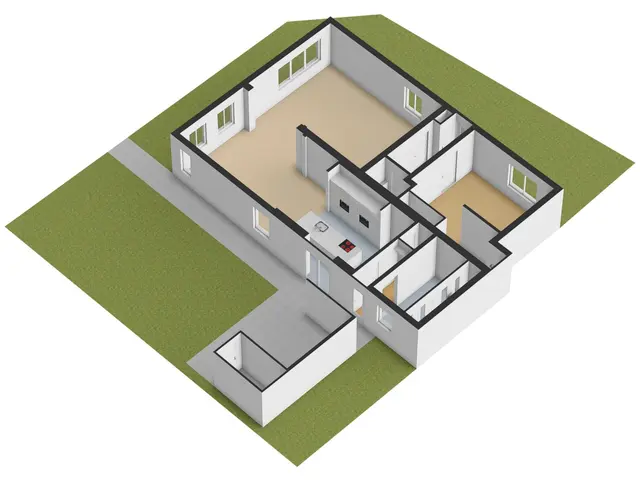 Plattegrond van Stationsstraat 76
