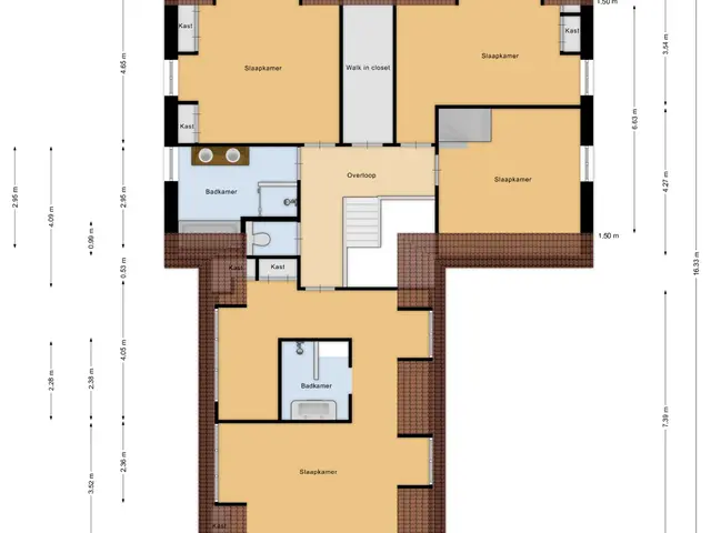 Plattegrond van Hendrik de Jonghstraat 5