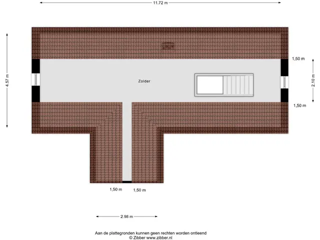 Plattegrond van Hendrik de Jonghstraat 5